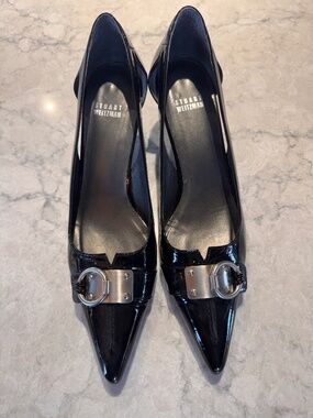 Stuart Weitzman Black Stiletto Heels